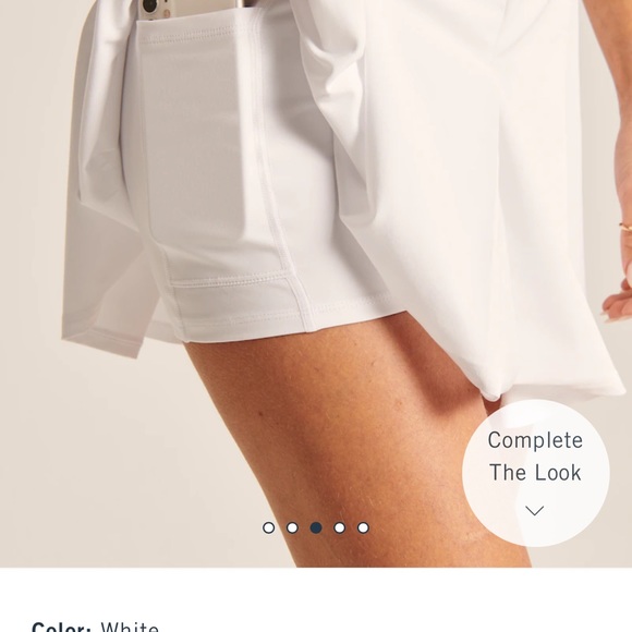 Abercrombie Pleated Traveler Skort - Picture 4 of 5